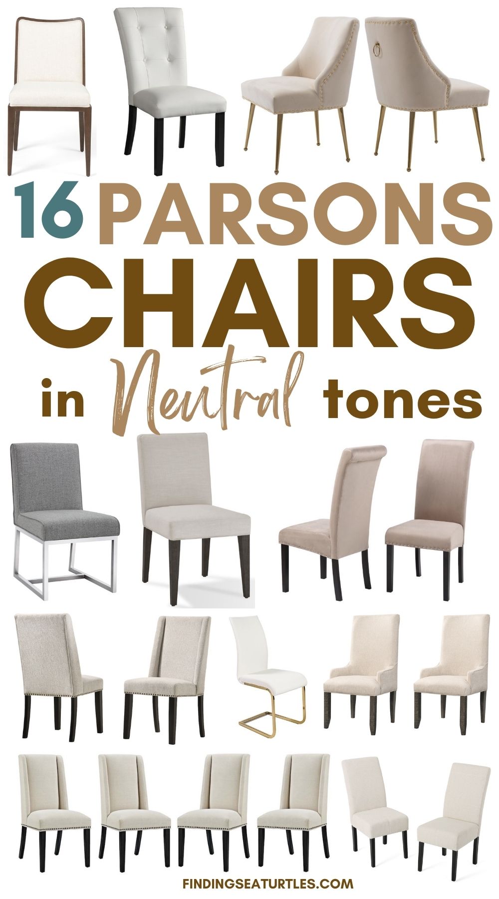 16 Best Parsons Chairs for the Neutral Dining Room