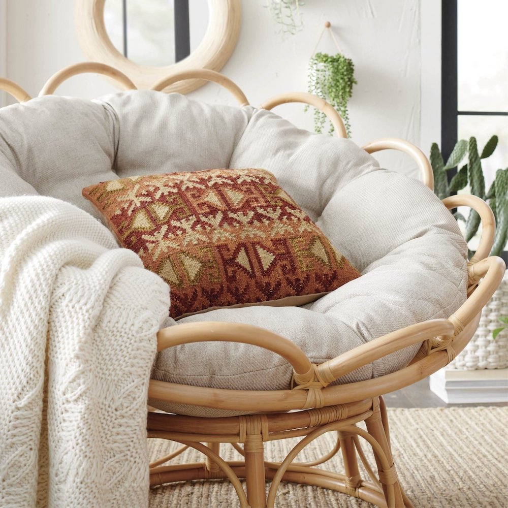 Papasan Chair Styling Ideas In 12 #PapasanChair #MamasanChair #BowlChair #HomeDecor