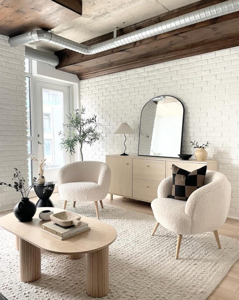 Boucle chair styling Ideas In 13 #BoucleChair #AccentChair #SinkInComfort #HomeDecor