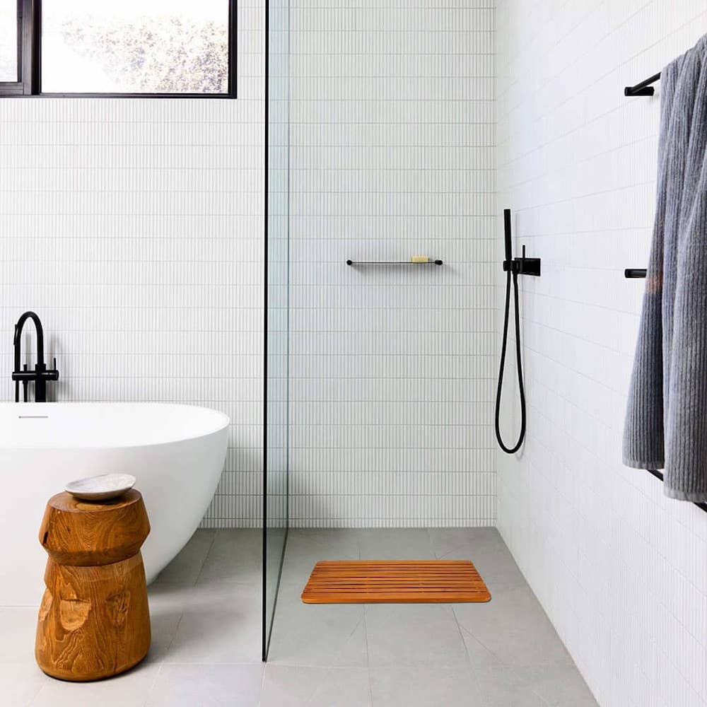 In 4 #ShowerBench #TeakShowerBenches #Bathrooms #HomeDecor
