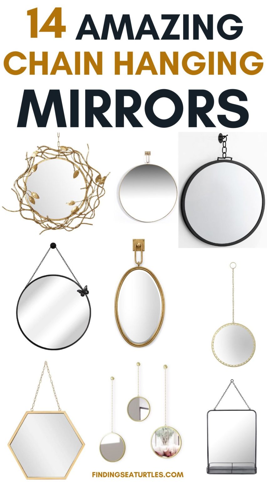14 Chain Hanging Mirrors to Add Beauty to Your Walls