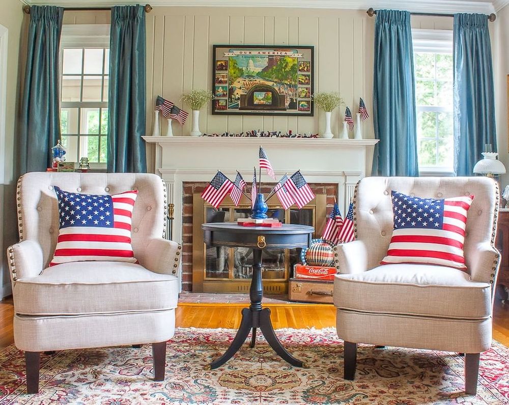 In 20 #TossPillows #4thofJuly #4thofJulyDecor #PatrioticPillows #HomeDecor