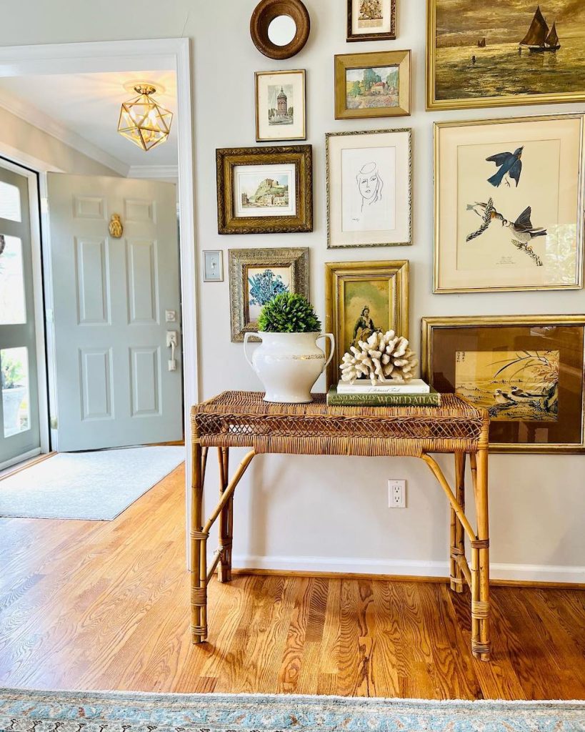 Rattan Entryway Tables In 4 #Entryway #Foyer #RattanEntrywayTable #ConsoleTable #HallwayTable #StylingTips #HomeDecor