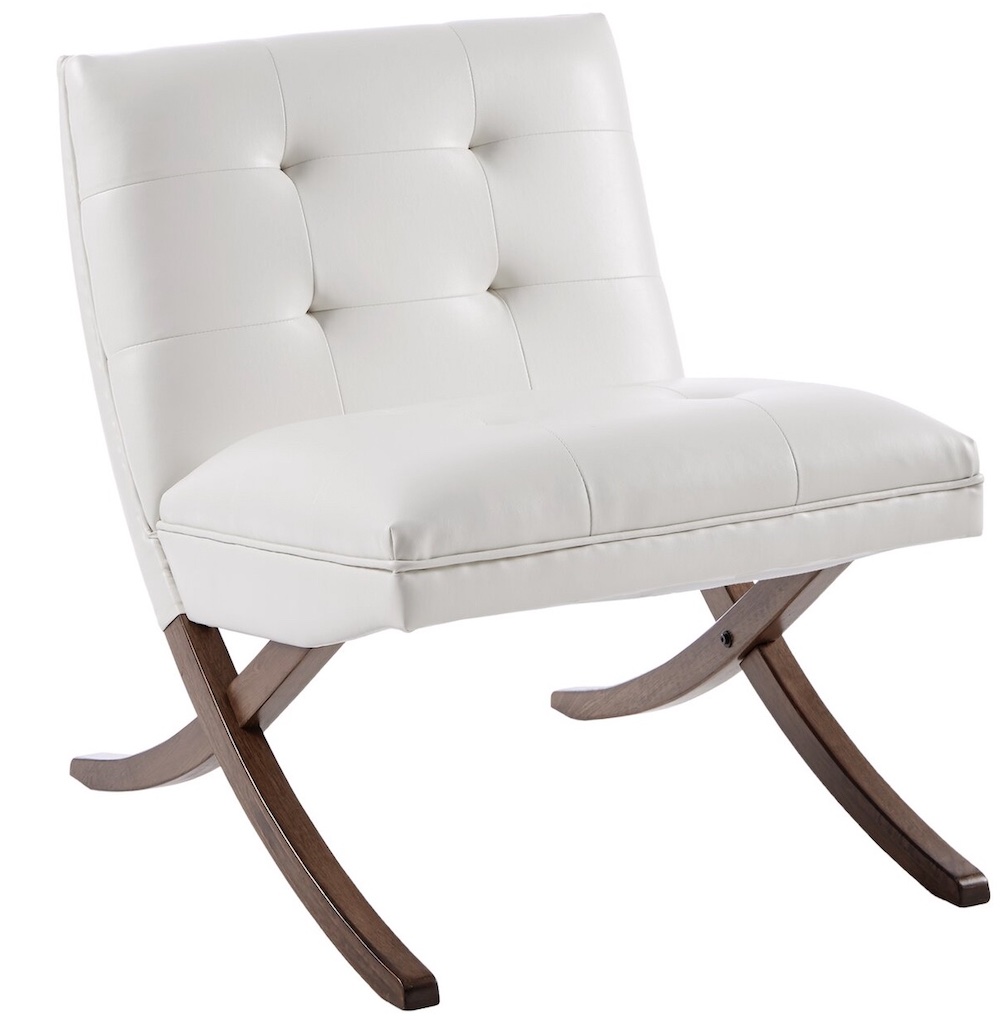 Tufted Chair Styling Ideas Ksawery Tufted Lounge Chair #TuftedChair #AccentChair #DiamondTuftedChair #ChannelTuftedChair #HomeDecor