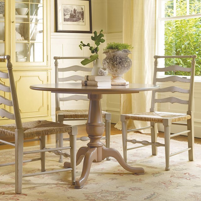 round pedestal dining room table