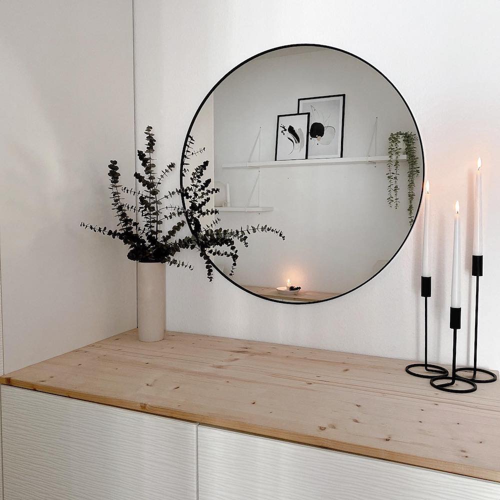 In 3 #Mirrors #NeutralAccentMirrors #NeutralInteriors #NeutralHomeDecor #CoastalHomeDecor 