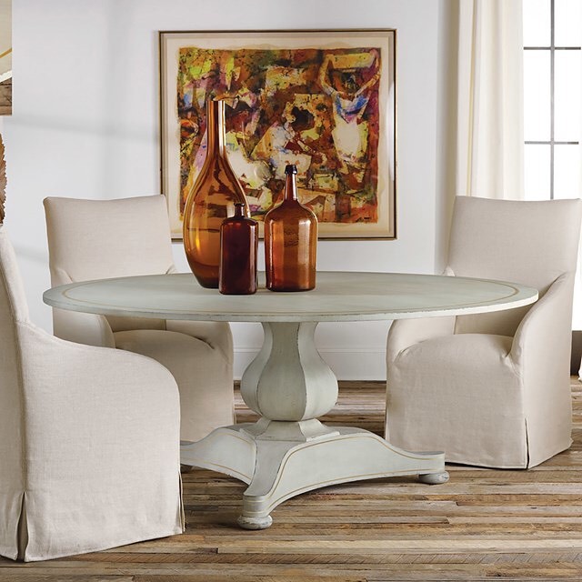 Round Pedestal Dining Tables In 4 #PedestalTables #RoundDiningTables #DiningTables #DiningRoom #HomeDecor 