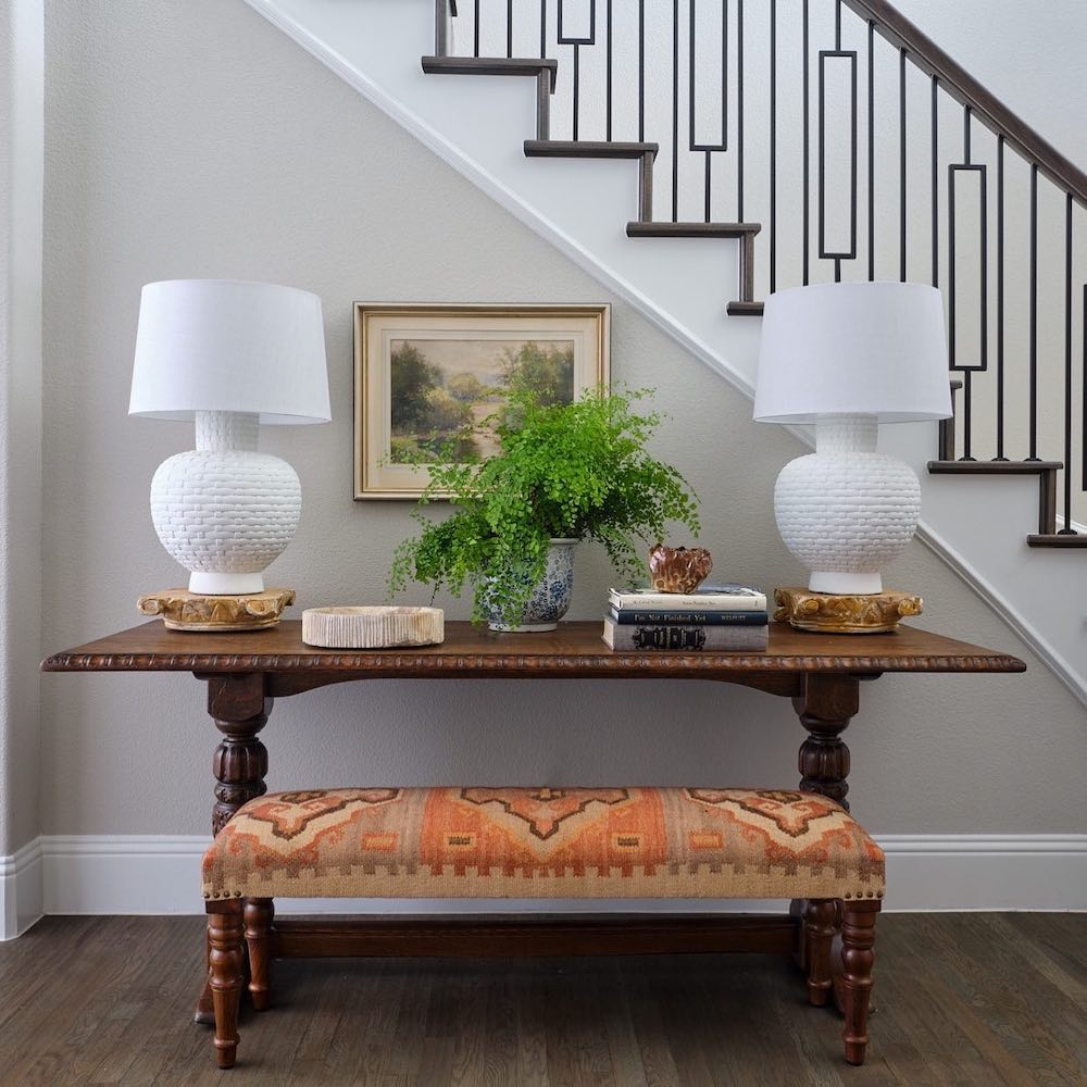 entryway table lamp ideas