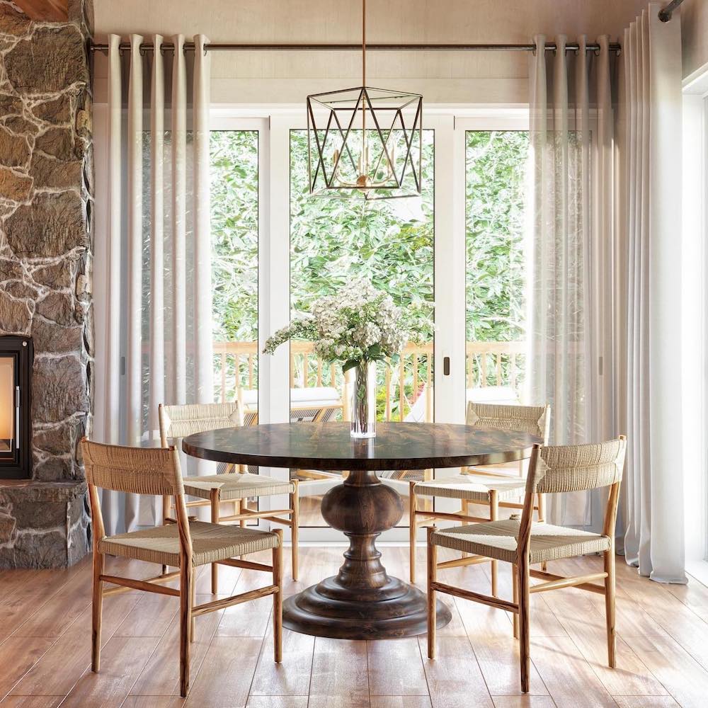 12 Round Pedestal Dining Tables for Neutral Interiors