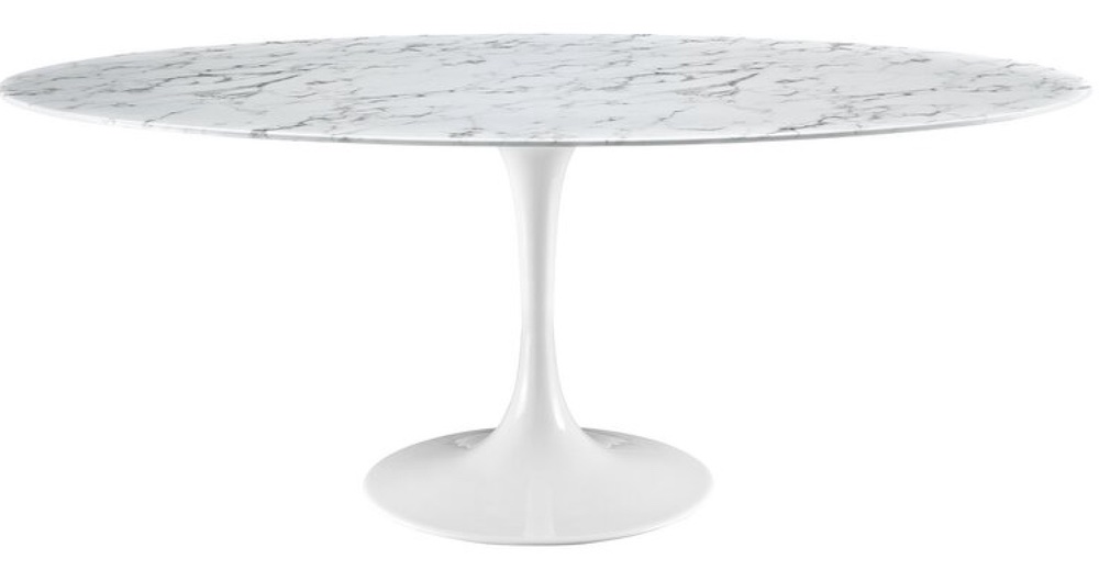 Lippa Oval #TulipTables #WhiteTulipTables #DiningTable #Mid-CenturyStyle #HomeDecor