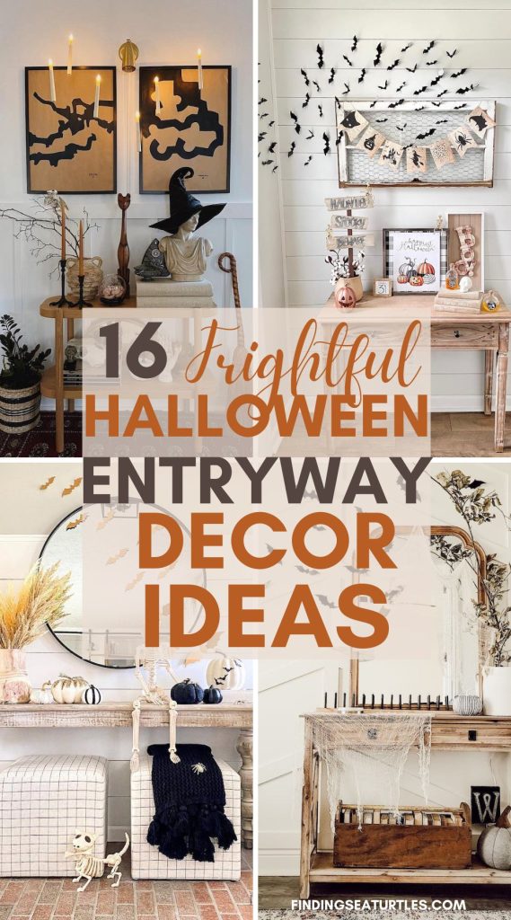 16 Frightful Halloween Entryway Decor Ideas #Halloween