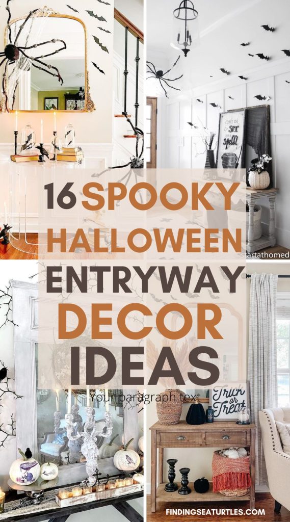 16 Spooky Halloween Entryway Decor Ideas #Halloween