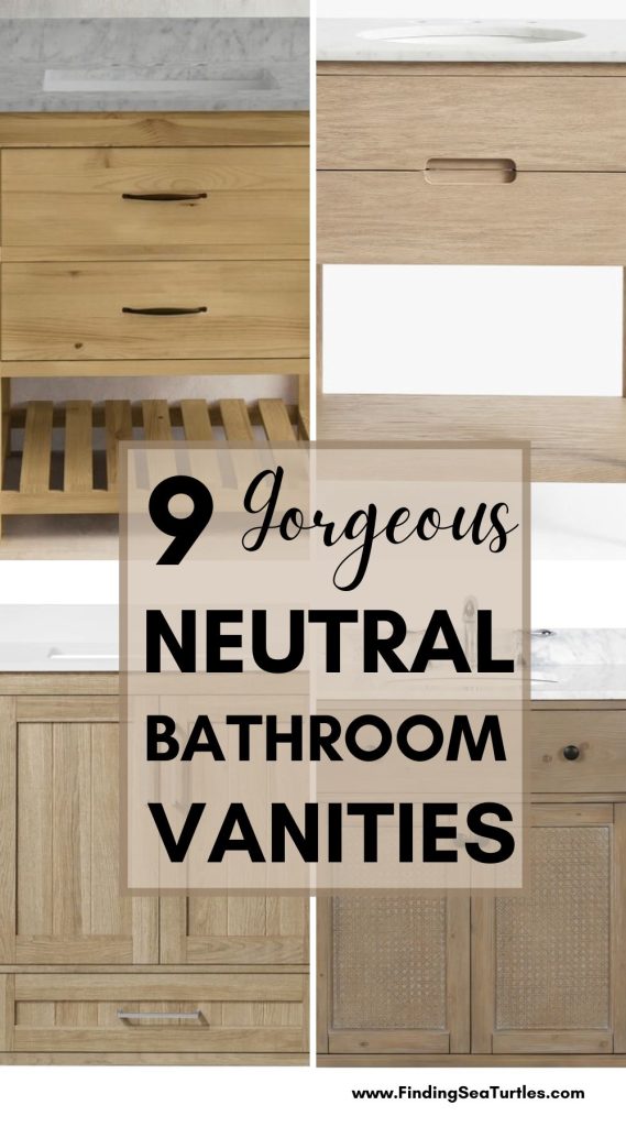 9 Gorgeous Neutral Bathroom Vanities #Bathroom #Vanity #NeutralHomeDecor 