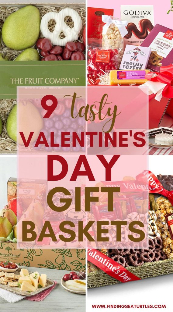 9 tasty Valentine's Day Gift Baskets #ValentinesDay #Gifts #GiftBaskets