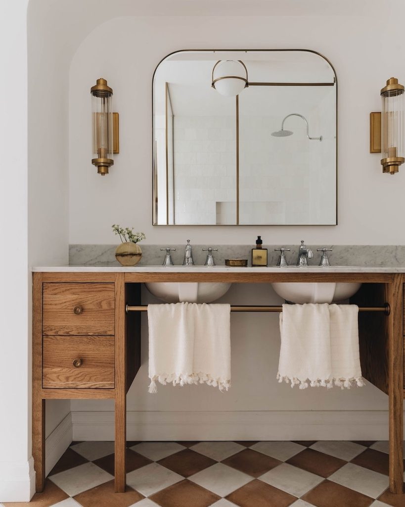 Neutral Bathroom Vanity Ideas In 9 #Bathroom #Vanity #NeutralHomeDecor 