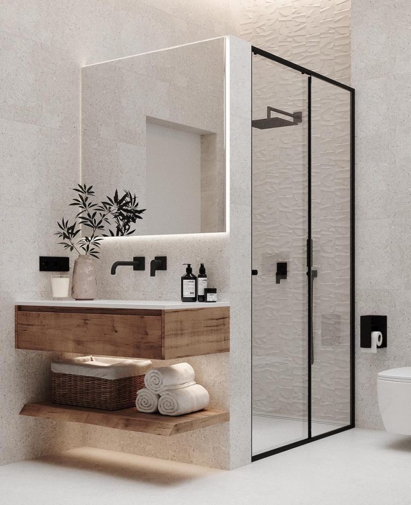 In C #Bathroom #Vanity #NeutralHomeDecor 