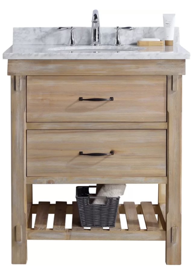 9 Neutral Bathroom Vanities with Warm Wood Tones