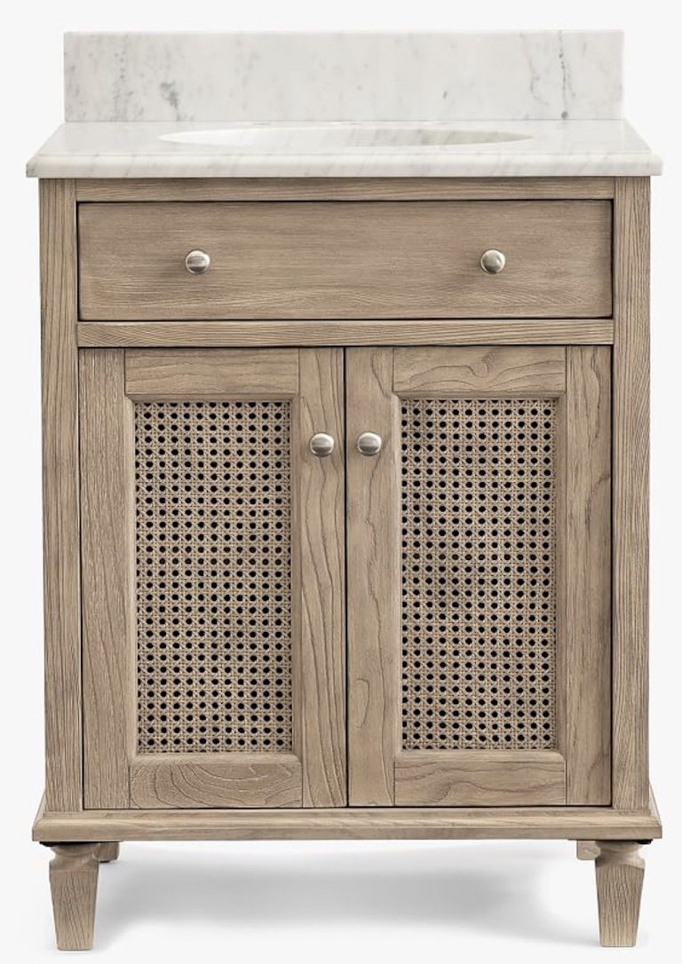 9 Neutral Bathroom Vanities with Warm Wood Tones