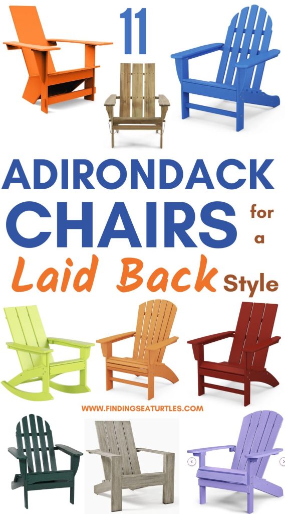 11 ADIRONDACK Chairs for a Laid Back Style #AdirondackChairs #PatioFurniture #Patio