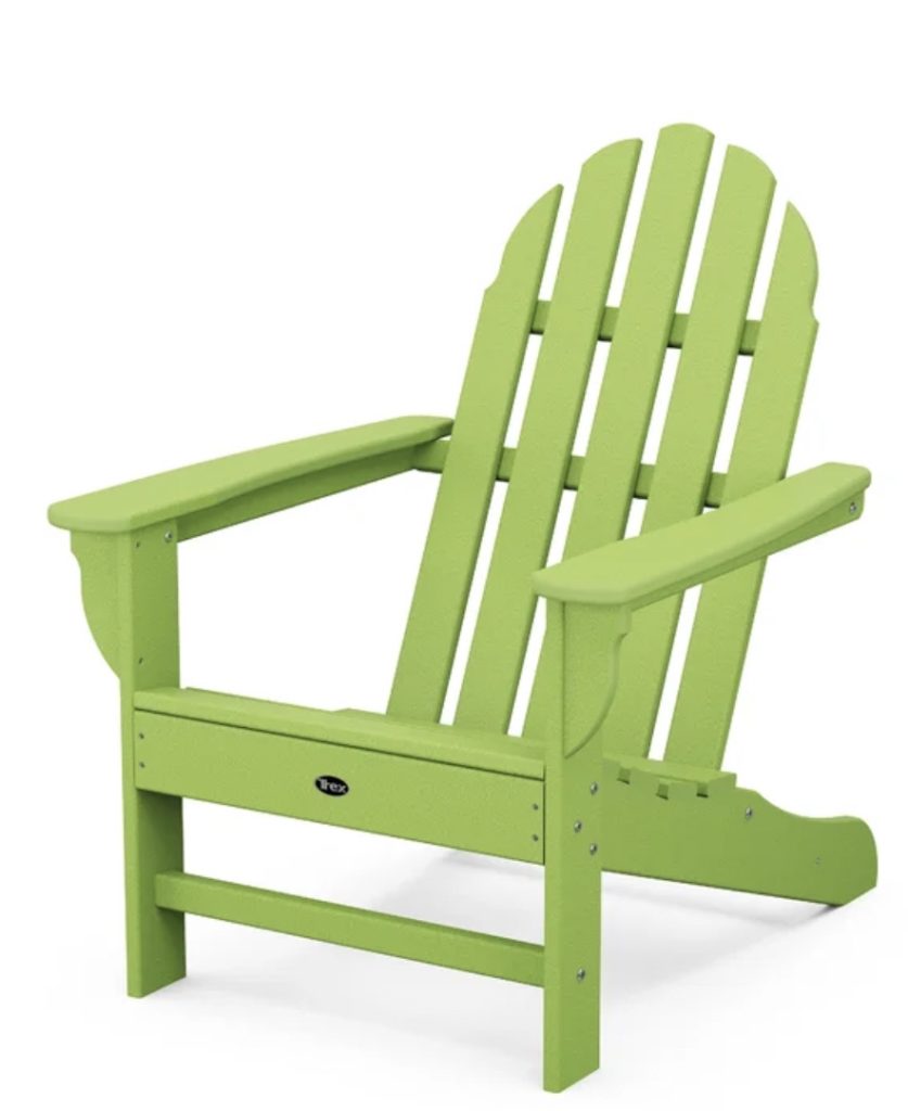 11 Adirondack Chairs With Deep Comfort For Lazy Summer Days   Cape Cod Outdoor Adirondack Chair By Trex 837x1024 