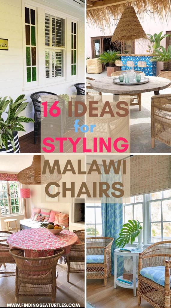 16 IDEAS for Styling Malawi Chairs #MalawiChairs #RattanChairs #WickerChairs