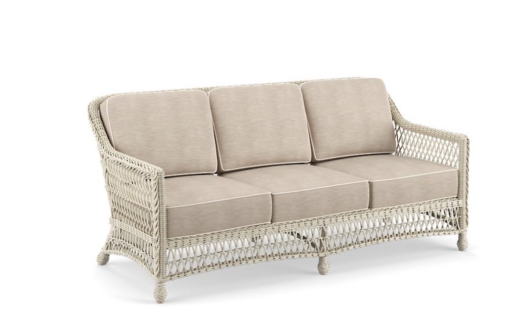 White Wicker Sofa Ideas #WhiteWickerSofas #WickerSofas #Sofas 