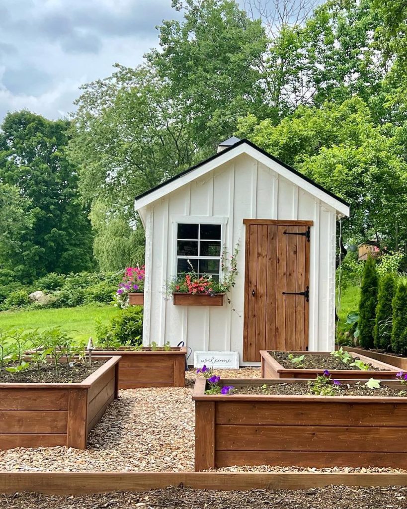 In 11 Garden Shed Ideas #GardenShed #Storage #OutdoorShed 