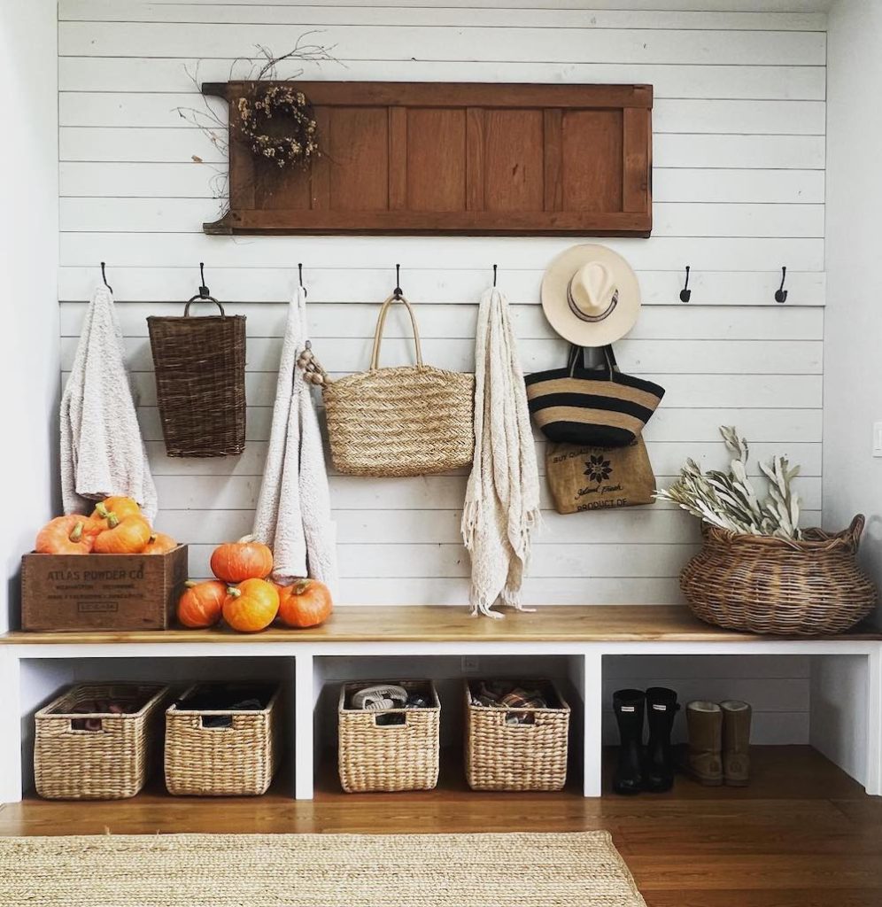 12 Wall Mounted Coat Racks with Farmhouse Style