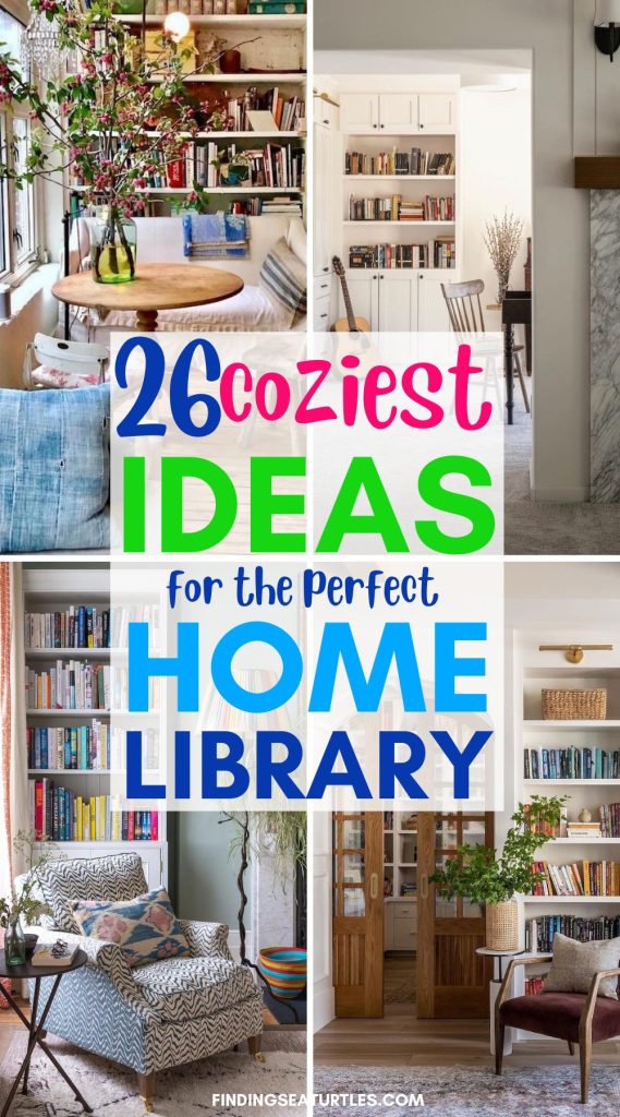 26 coziest Ideas for the Perfect Home Library #Library #HomeLibrary #ReadingNooks 