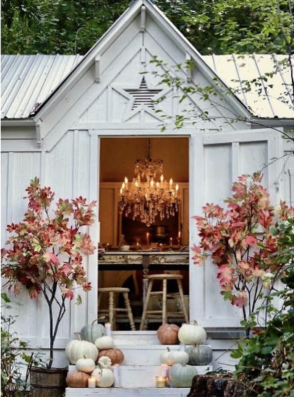 Fall Porch Design Ideas FrenchCountryCottage