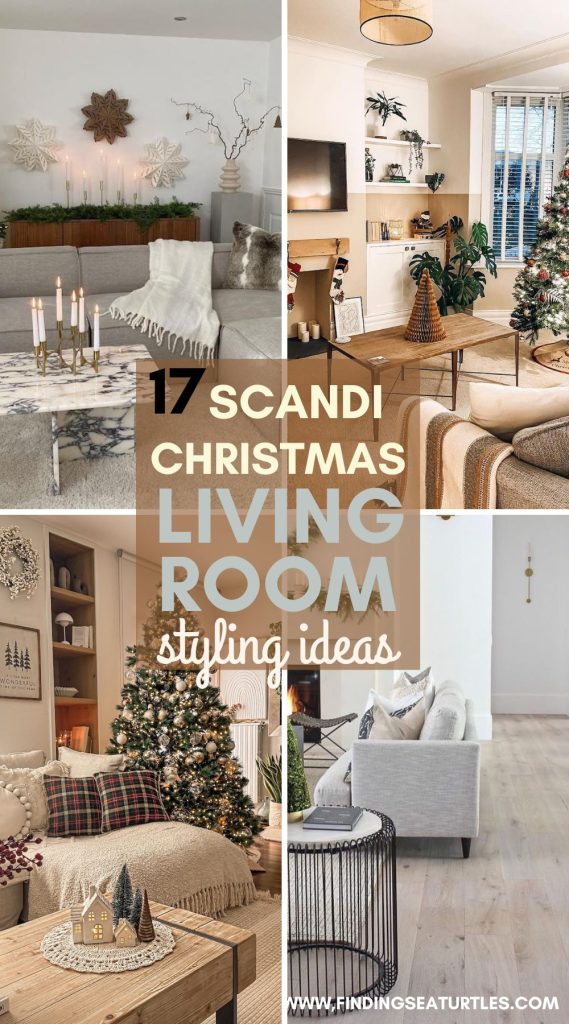 17 Scandi Christmas Living Room Styling Ideas #Christmas #ScandiChristmas #NeutralLivingRooms #ScandiChristmasStyling 