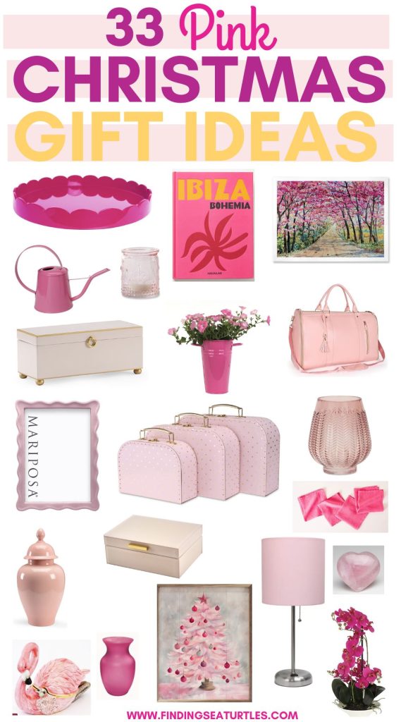 33 Pink Christmas Gift Ideas #PinkGiftIdeas #PinkChristmasGiftIdeas #PinkChristmasIdeas #PinkStyling 