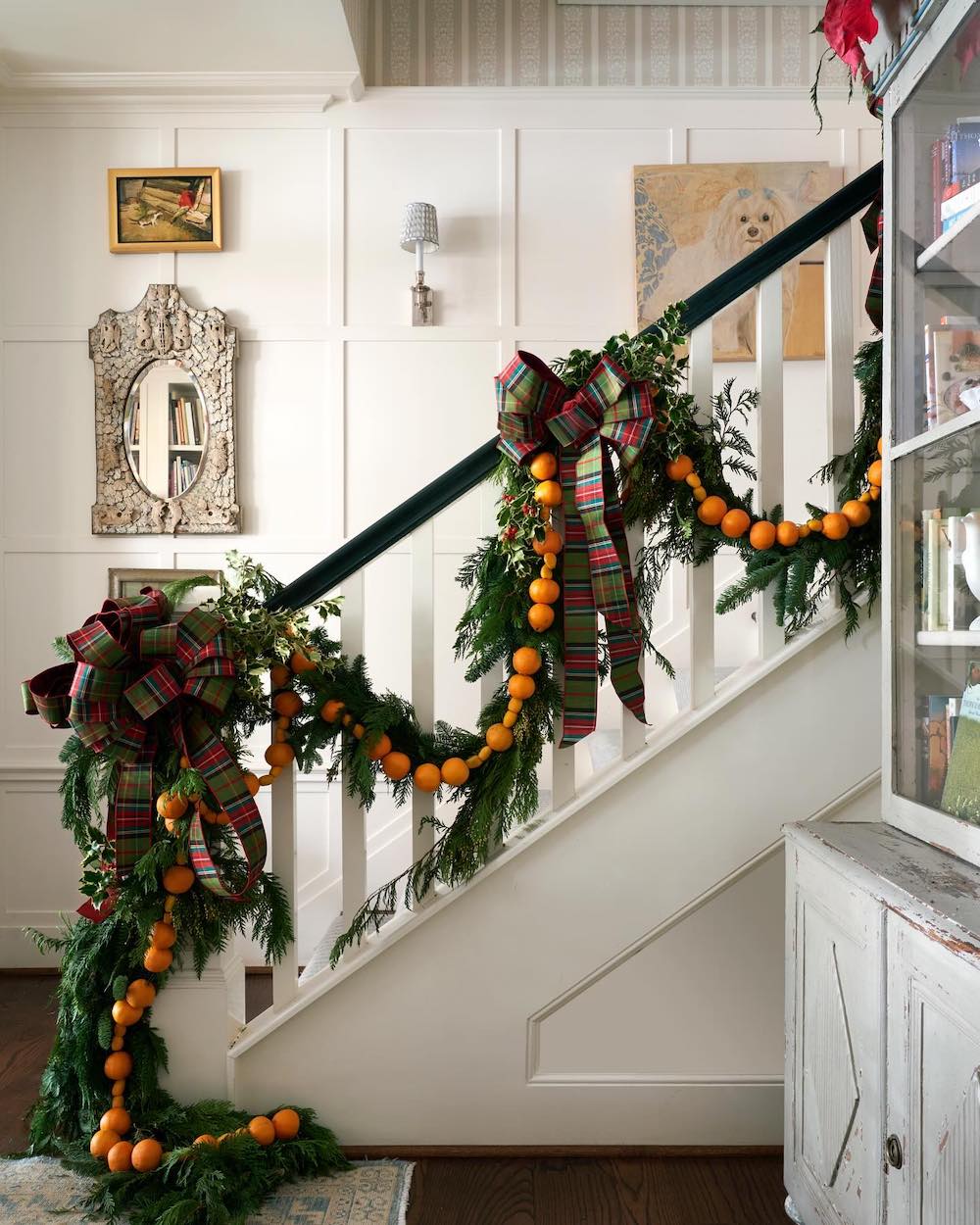 In 13 #Christmas #ChristmasStairway # #ChristmasStairwayDecorIdeas 