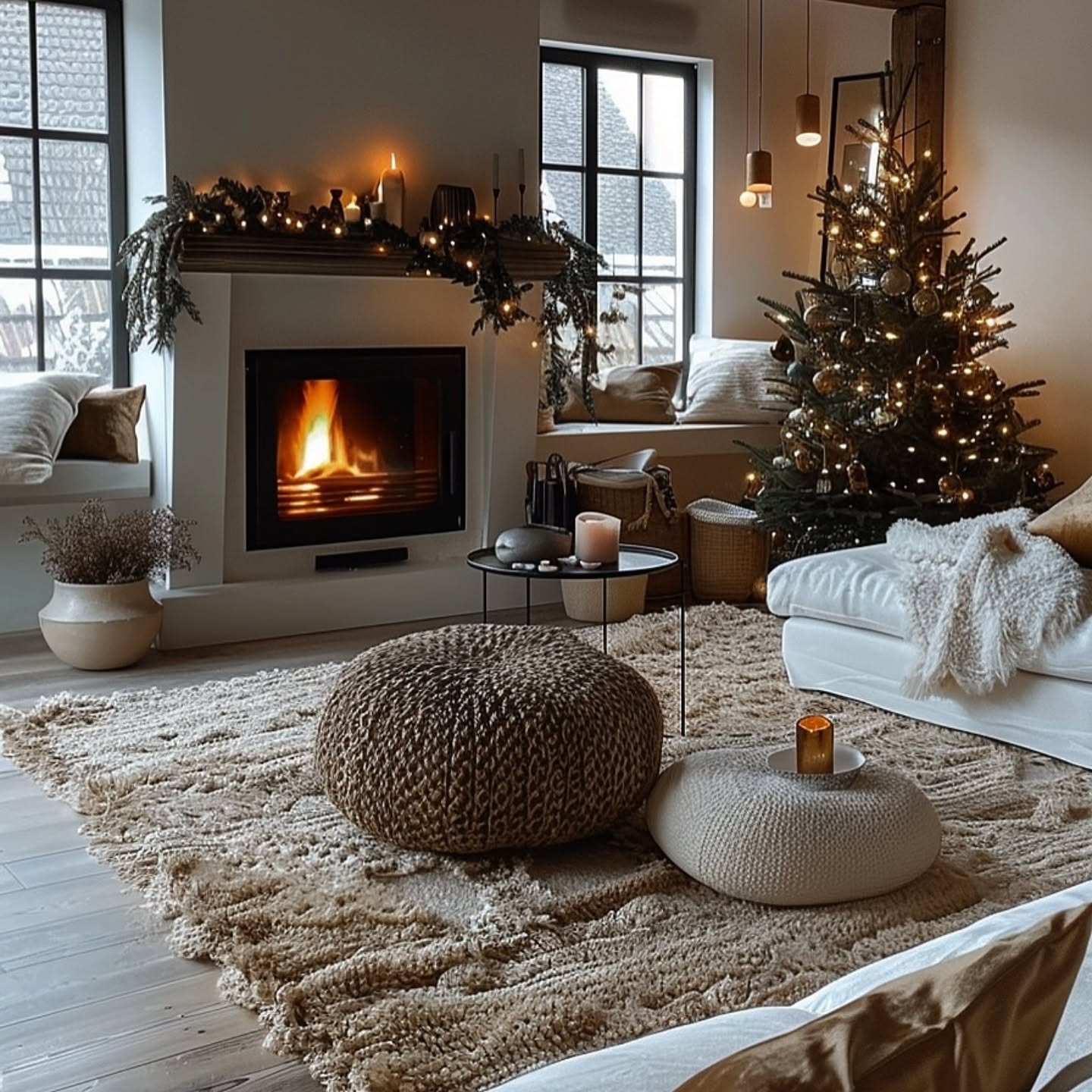 In 9 #Christmas #ScandiChristmas #NeutralLivingRooms #ScandiChristmasStyling 