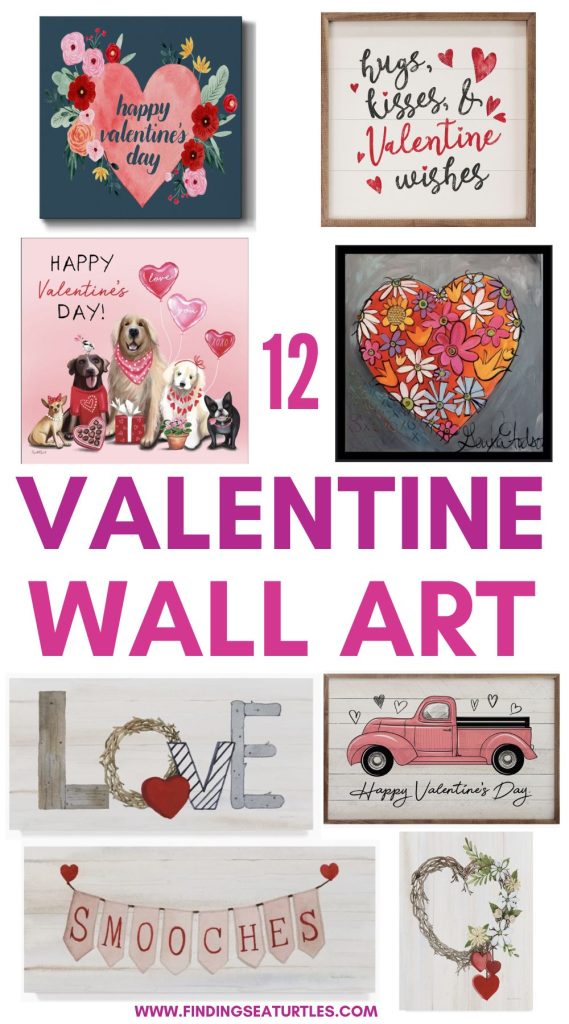 12 Valentine Wall Art #PinkWallArt #PinkValentineWallArt #PinkValentineIdeas #PinkValentineStyling 